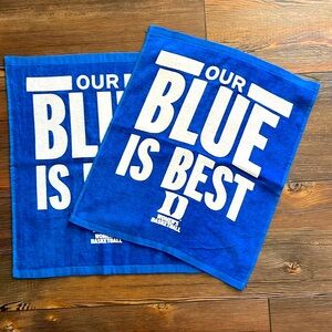 2 Duke Women’s Basketball Pro Towels 100% Cotton NWOT